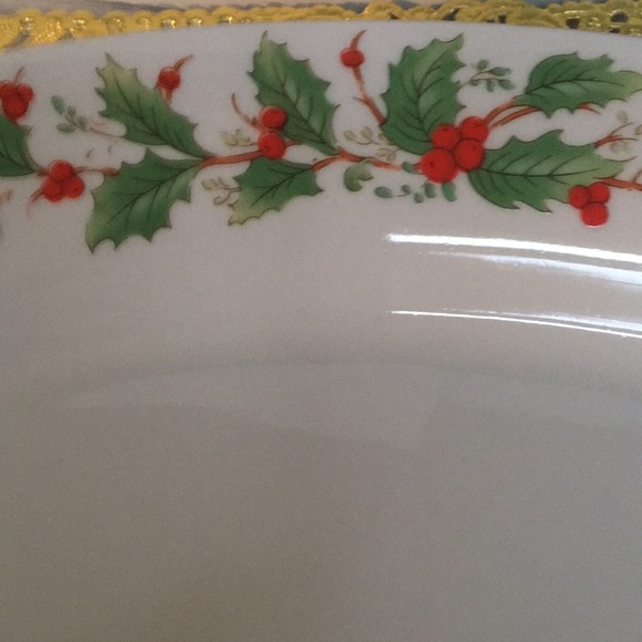 Vintage 1980s China Pearl Fine China, Noel Pattern, Cream & Sugar - Picture 2 of 5